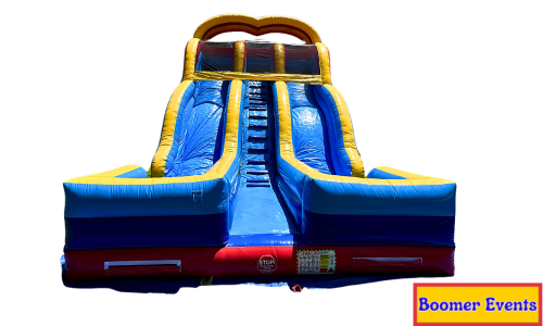 22 Ft Dual Lane Wave Slide (Wet or Dry) #BC038